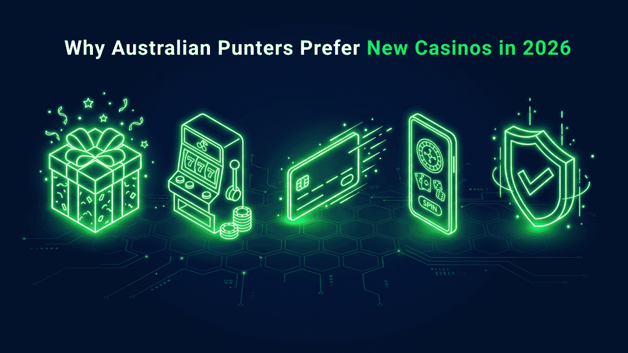 Why Australian Punters Prefer New Casinos in 2026